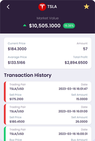 Transaction History